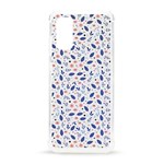 Background Pattern Floral Leaves Flowers Samsung Galaxy S20 6.2 Inch TPU UV Case
