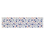 Background Pattern Floral Leaves Flowers Banner and Sign 4  x 1 