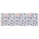 Background Pattern Floral Leaves Flowers Banner and Sign 12  x 4 