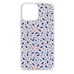 Background Pattern Floral Leaves Flowers iPhone 13 Pro Max TPU UV Print Case