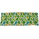 Leaves Tropical Background Pattern Green Botanical Texture Nature Foliage Body Pillow Case Dakimakura (Two Sides)