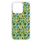 Leaves Tropical Background Pattern Green Botanical Texture Nature Foliage iPhone 14 Pro TPU UV Print Case
