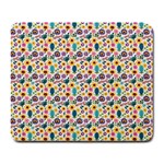 Floral Flowers Leaves Tropical Pattern Large Mousepad