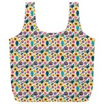 Floral Flowers Leaves Tropical Pattern Full Print Recycle Bag (XL)