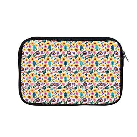 Floral Flowers Leaves Tropical Pattern Apple MacBook Pro 13  Zipper Case from UrbanLoad.com Front