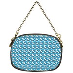 Blue Wave Sea Ocean Pattern Background Beach Nature Water Chain Purse (One Side)