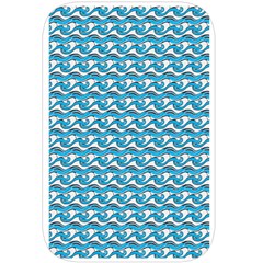 Blue Wave Sea Ocean Pattern Background Beach Nature Water Belt Pouch Bag (Large) from UrbanLoad.com Back