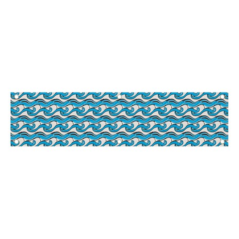 Blue Wave Sea Ocean Pattern Background Beach Nature Water Banner and Sign 4  x 1  from UrbanLoad.com Front