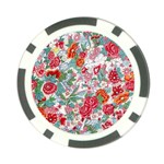 Flower Bloom Blossom Botanical Color Colorful Colour Element Digital Floral Floral Pattern Poker Chip Card Guard (10 pack)