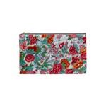 Flower Bloom Blossom Botanical Color Colorful Colour Element Digital Floral Floral Pattern Cosmetic Bag (Small)