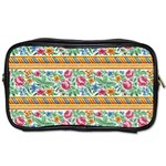 Flower Pattern Art Vintage Blooming Blossom Botanical Nature Famous Toiletries Bag (Two Sides)
