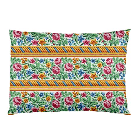 Flower Pattern Art Vintage Blooming Blossom Botanical Nature Famous Pillow Case (Two Sides) from UrbanLoad.com Front