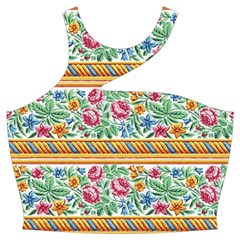 Flower Pattern Art Vintage Blooming Blossom Botanical Nature Famous Cut Out Top from UrbanLoad.com Front