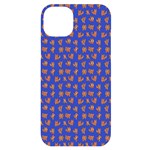 Cute sketchy monsters motif pattern iPhone 14 Plus Black UV Print Case