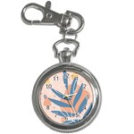Summer Pattern Tropical Design Nature Green Plant Key Chain Watches