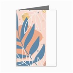 Summer Pattern Tropical Design Nature Green Plant Mini Greeting Card