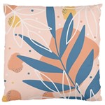 Summer Pattern Tropical Design Nature Green Plant Large Cushion Case (Two Sides)