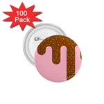 Ice Cream Dessert Food Cake Chocolate Sprinkles Sweet Colorful Drip Sauce Cute 1.75  Buttons (100 pack) 