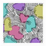 Lines Line Art Pastel Abstract Multicoloured Surfaces Art Medium Glasses Cloth (2 Sides)