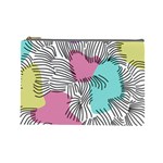Lines Line Art Pastel Abstract Multicoloured Surfaces Art Cosmetic Bag (Large)