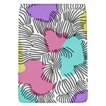 Lines Line Art Pastel Abstract Multicoloured Surfaces Art Removable Flap Cover (L)