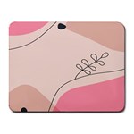 Pink Pattern Line Art Texture Minimalist Design Small Mousepad