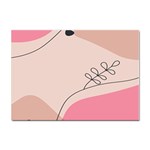 Pink Pattern Line Art Texture Minimalist Design Sticker A4 (100 pack)
