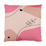 Pink Pattern Line Art Texture Minimalist Design Standard Cushion Case (Two Sides)
