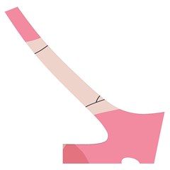 Pink Pattern Line Art Texture Minimalist Design Cross Back Hipster Bikini Set from UrbanLoad.com Back Right