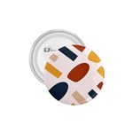 Boho Bohemian Style Design Minimalist Aesthetic Pattern Art Shapes Lines 1.75  Buttons