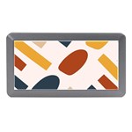 Boho Bohemian Style Design Minimalist Aesthetic Pattern Art Shapes Lines Memory Card Reader (Mini)