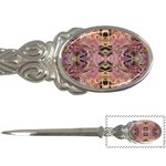 Pink on brown Letter Opener