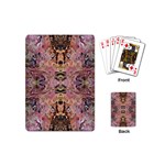 Pink on brown Playing Cards Single Design (Mini)