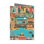 City Painting Town Urban Artwork Mini Greeting Cards (Pkg of 8)
