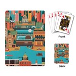 City Painting Town Urban Artwork Playing Cards Single Design (Rectangle)