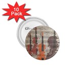 Music Notes Score Song Melody Classic Classical Vintage Violin Viola Cello Bass 1.75  Buttons (10 pack)