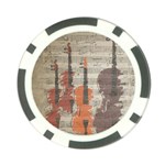 Music Notes Score Song Melody Classic Classical Vintage Violin Viola Cello Bass Poker Chip Card Guard (10 pack)