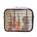Music Notes Score Song Melody Classic Classical Vintage Violin Viola Cello Bass Mini Toiletries Bag (One Side)
