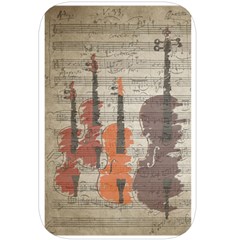 Music Notes Score Song Melody Classic Classical Vintage Violin Viola Cello Bass Belt Pouch Bag (Large) from UrbanLoad.com Back