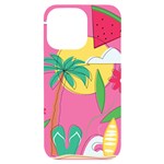 Ocean Watermelon Vibes Summer Surfing Sea Fruits Organic Fresh Beach Nature iPhone 14 Pro Max Black UV Print Case