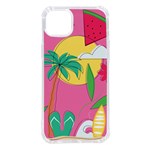 Ocean Watermelon Vibes Summer Surfing Sea Fruits Organic Fresh Beach Nature iPhone 14 Plus TPU UV Print Case