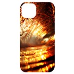 Wave Art Mood Water Sea Beach iPhone 14 Plus Black UV Print Case