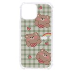 Bear Cartoon Pattern Strawberry Rainbow Nature Animal Cute Design iPhone 13 mini TPU UV Print Case