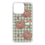 Bear Cartoon Pattern Strawberry Rainbow Nature Animal Cute Design iPhone 13 Pro TPU UV Print Case