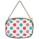 Abstract Art Pattern Colorful Artistic Flower Nature Spring Chain Purse (One Side)
