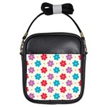 Abstract Art Pattern Colorful Artistic Flower Nature Spring Girls Sling Bag