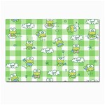 Frog Cartoon Pattern Cloud Animal Cute Seamless Postcard 4 x 6  (Pkg of 10)