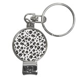 Bacteria Virus Monster Pattern Nail Clippers Key Chain