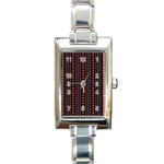 Beautiful Digital Graphic Unique Style Standout Graphic Rectangle Italian Charm Watch