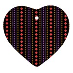 Beautiful Digital Graphic Unique Style Standout Graphic Heart Ornament (Two Sides)